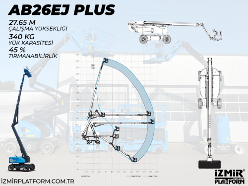 Akl Eklemli Manlift Platform 28 Metrelik